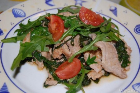 Straccetti pomodorini e rucola